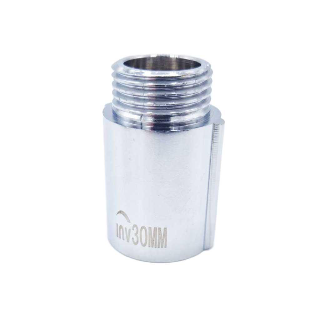 1/2" BSP (15mm) Pipe Extension Female x Male Chrome Plated Brass 10-100mm Long - Picture 7 of 12