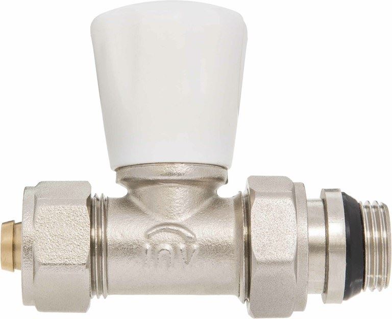 Válvulas de radiador de entrada manual recta 1/2" 16 mm PEX - Imagen 2 de 3