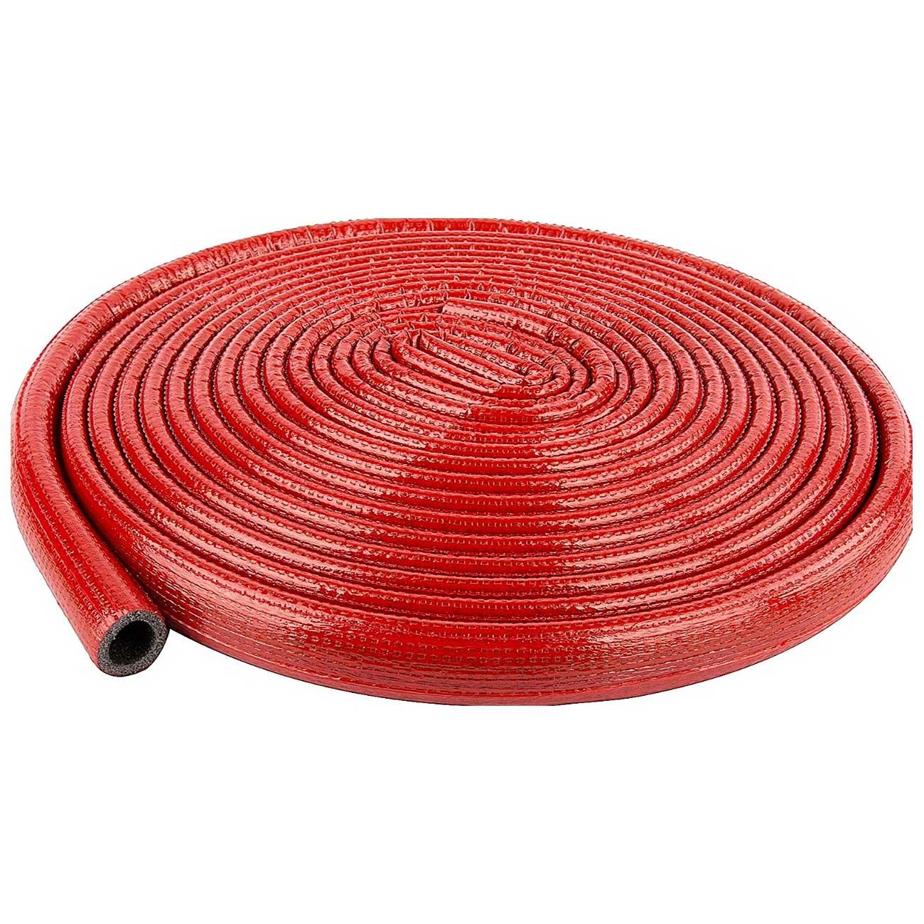 15-35mm Pipe 10m Long Foam Strong Insulation Red Colour Lagging Wrap 6mm Thick