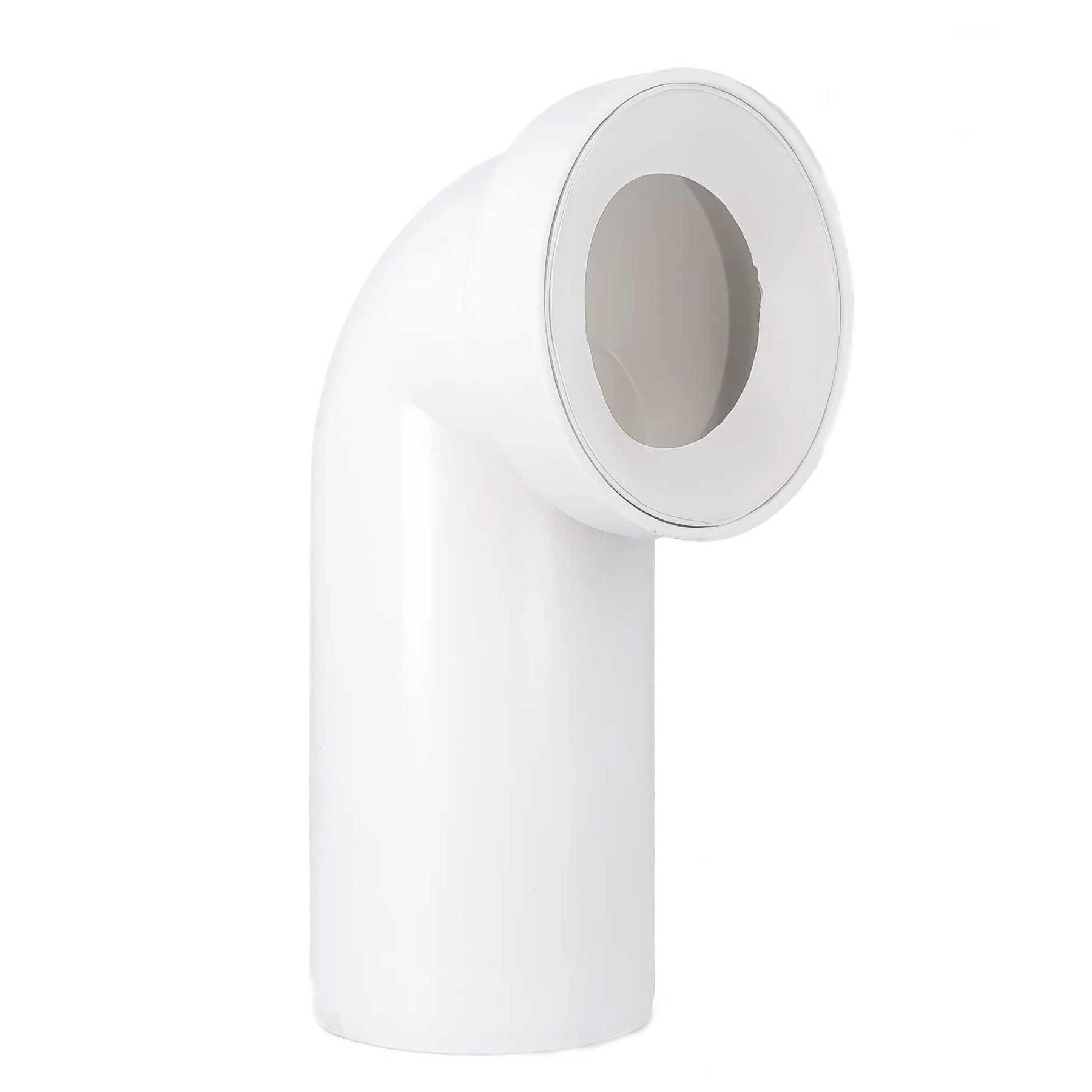 WC Toilet Waste Water Pan Connector Soil Pipe 110mm Elbow