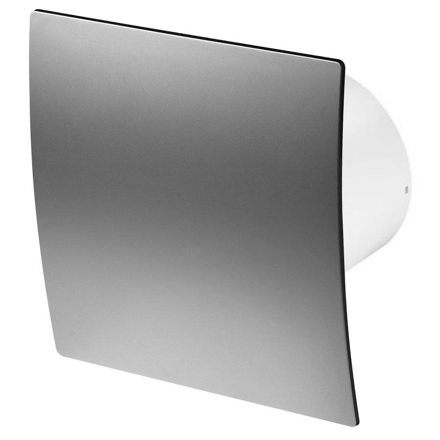 Awenta 100mm Humidity Sensor Extractor Fan White Glass Front Panel Escudo Wall Ceiling Ventilation - View #5