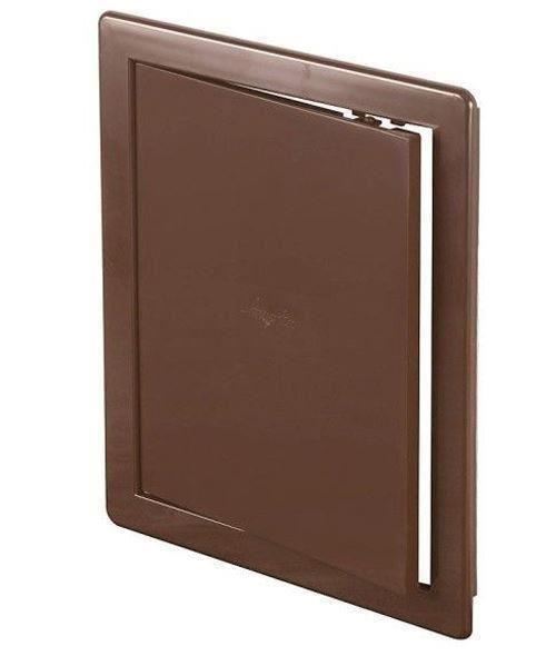 ABS Brown Plastic Durable Inspection Panel Hatch Wall Access Door Various Sizes