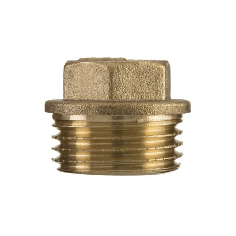 Pipe Blanking Plug Hex Male Tube End Cap Brass 3/8 1/2 3/4 1 Inch