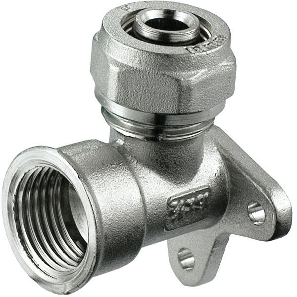 16mm PEX-AL-PEX x 1/2" BSP Brass Pipe Fitting Elbow - Image 2