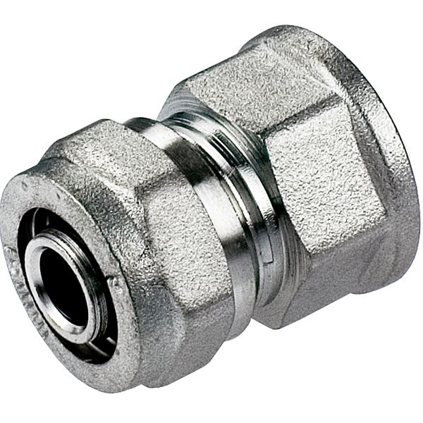 PEX-AL-PEX 16/20mm x 1/2"" 3/4"" Female BSP Compression Fittings Union Muff