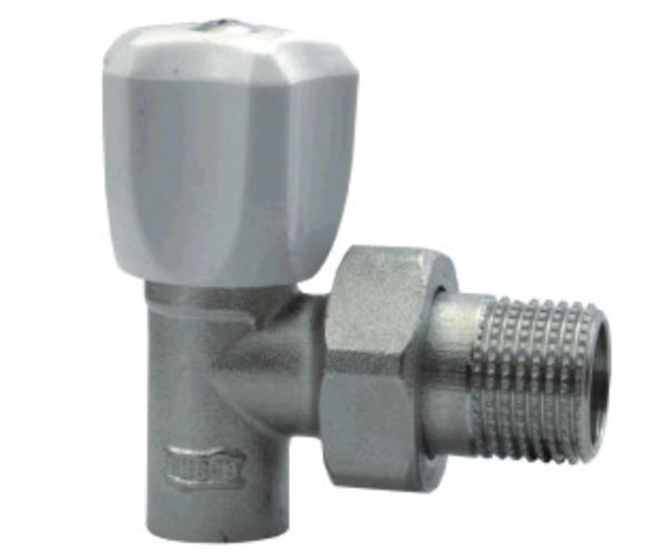 Válvula de radiador soldada macho recta/ángulo de 15 mm x 1/2 pulgadas - Imagen 2 de 3