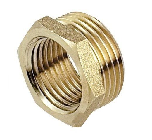 Threaded Pipe Reducer Bushing Fittings Brass 3/8 1/2 3/4 1 Inch Male x Female