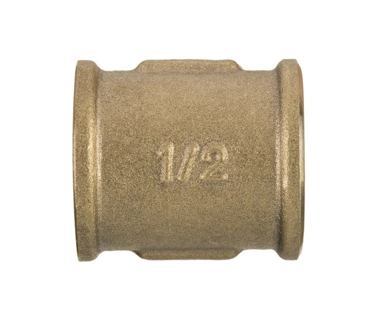 1/2 3/4 1 Inch Threaded Pipe Coupling Connection Fittings Brass