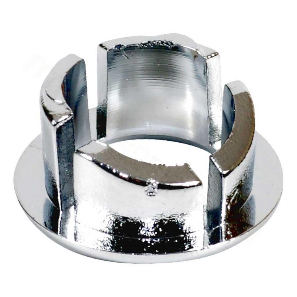 Small Chromed/Gilded/White Rose Collar Bathroom Sink Basin Overflow 15-25mm - Picture 8 of 25