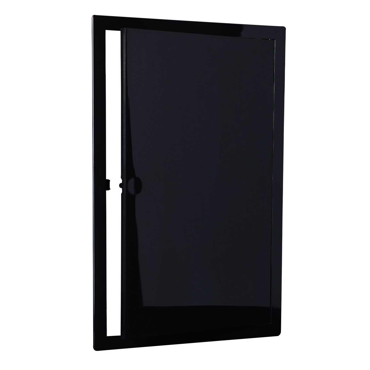 Plasterboard Access Panel Black Soft Closing Polished PVC - Picture 26 of 45