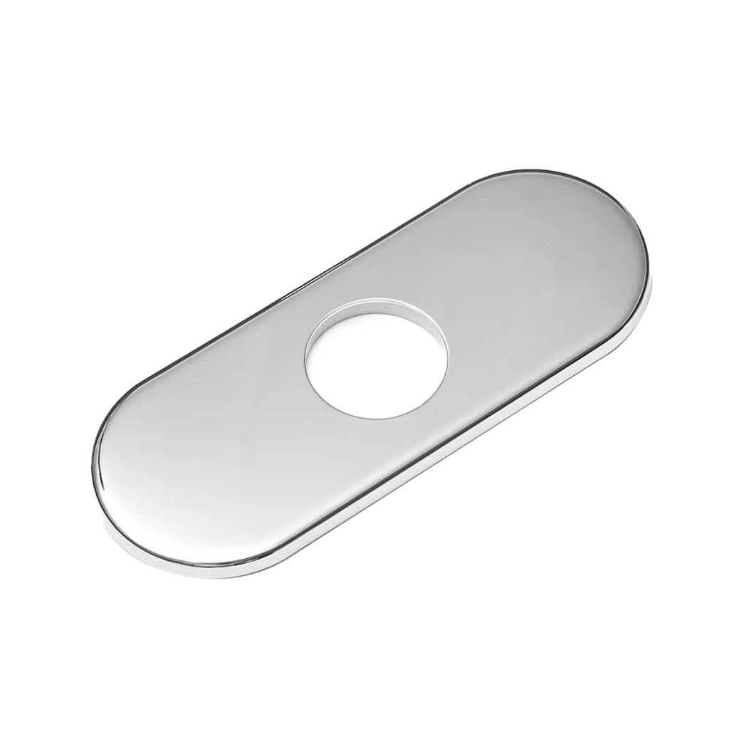Bathroom Tap Sink Hole Cover Deck Plate Plinth Mounting Escutcheon Steel - Picture 8 of 9