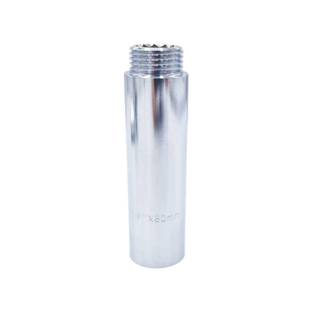 1/2" BSP (15mm) Pipe Extension Female x Male Chrome Plated Brass 10-100mm Long - Picture 11 of 12