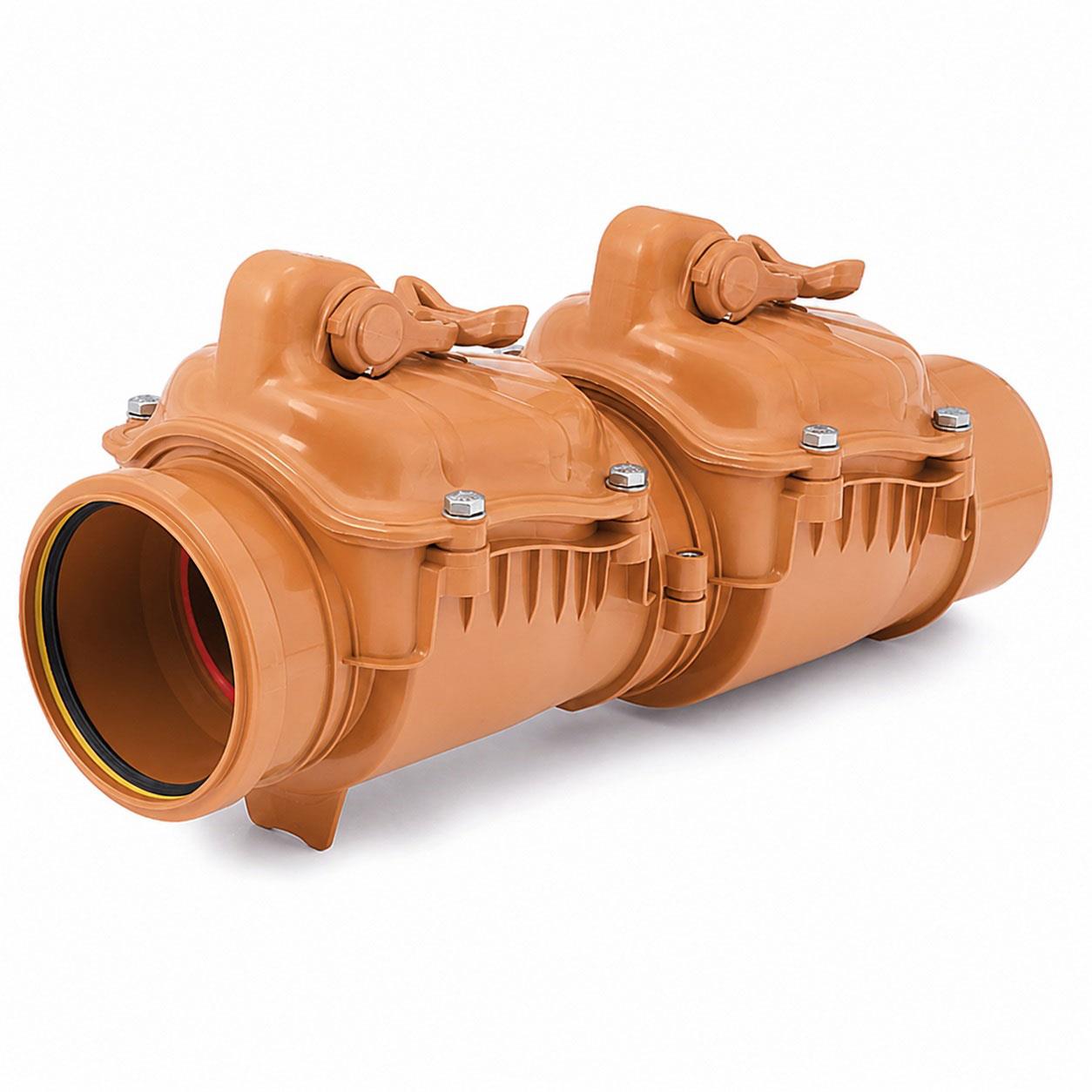 PP DN 110 Dual-Flap Storm Valve Type 2 ZB2K110 - Image 2