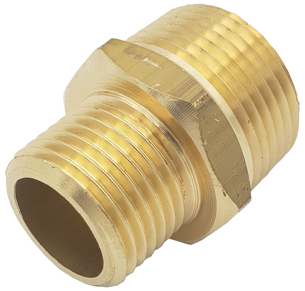 1/2"" 3/4"" BSP x NPT Male Union Reduction Thread Adaptor UK Thread to American