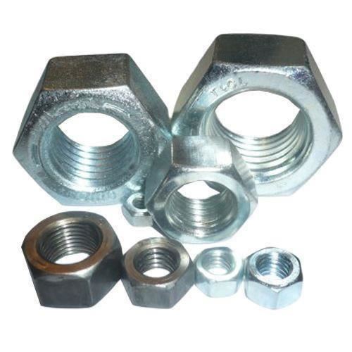 M4 M5 M6 M8 M10 M12 M14 Hexagon Full Nut Zinc Plated Steel Hex Nuts DIN934