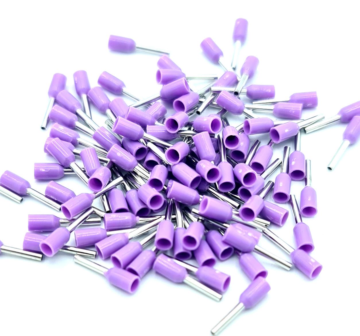 100pcs Insulated Single Cord End Wire Terminal Crimp Bootlace Ferrules - Picture 3 of 24