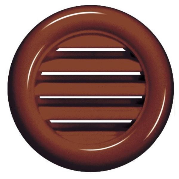White/Brown Joinery Door Air Vent Grille Woodwork Furniture 40mm Diameter Hole