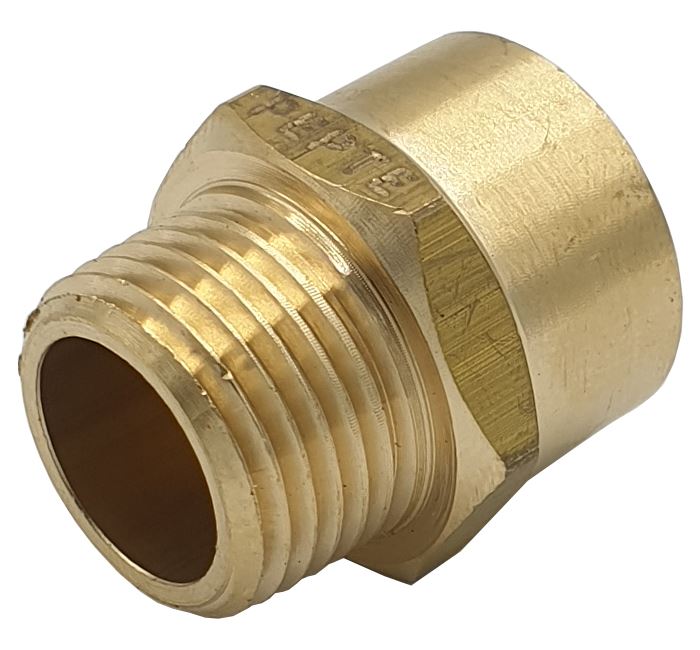 3/8" Female x Male BSP x NPT Connector Thread Adaptor UK Thread to American - Picture 2 of 3
