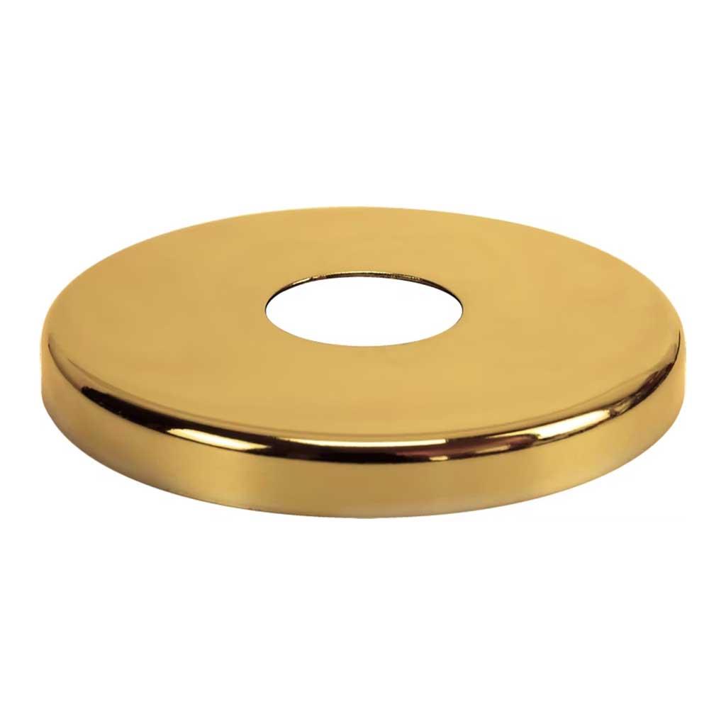 21mm 26mm Gold Steel Valve Tap Pipe Cover Collar 8mm High