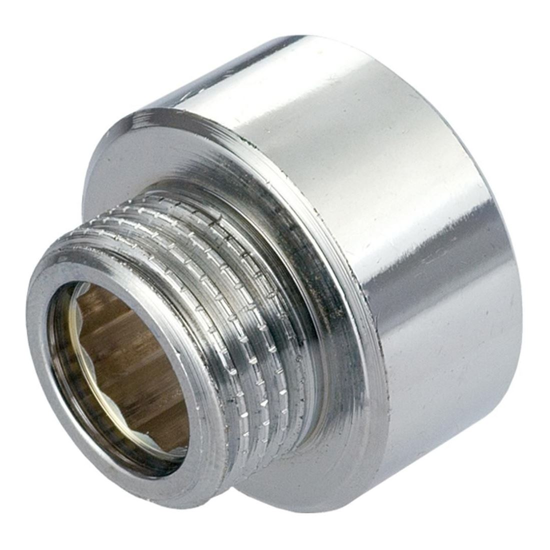 Round Pipe Thread Reduction Fittings Chrome 1/2x3/8 3/4x1/2