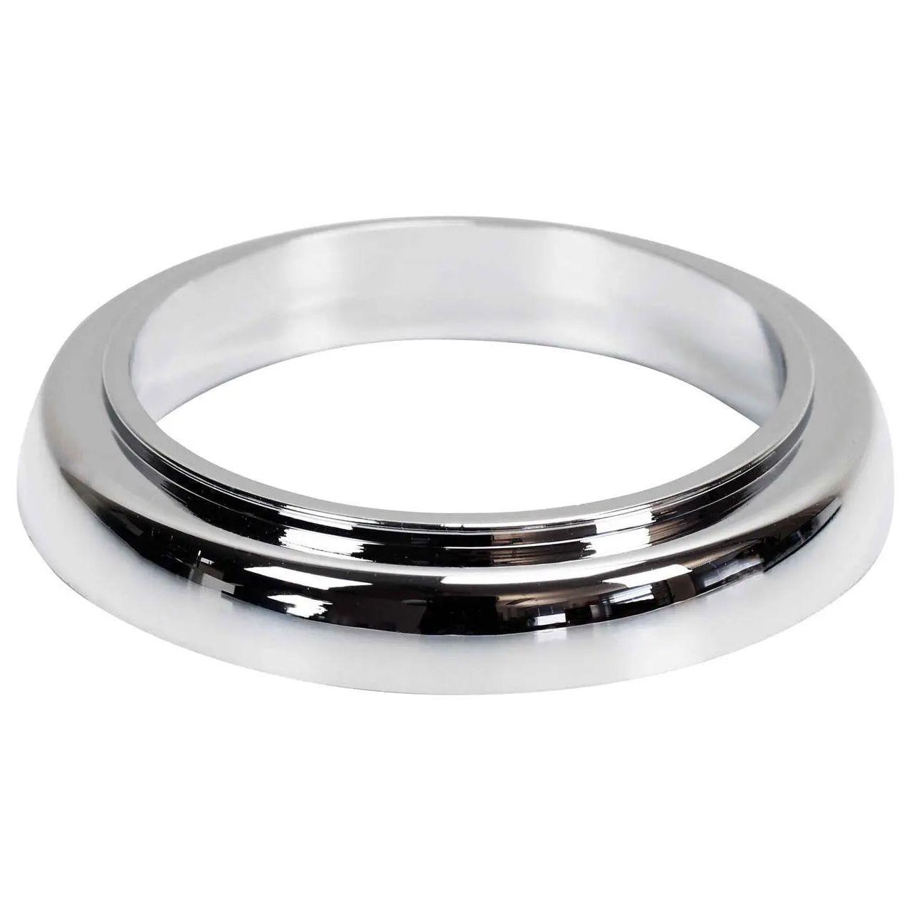 Kitchen/Bathroom Faucet Base Ring + Gasket Tap Washer Rosette Chromed Plastic