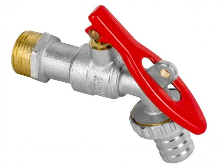 1/2"" 3/4"" Inch BSP Garden Padlock Tap Garage Valve Workshop Water Lever