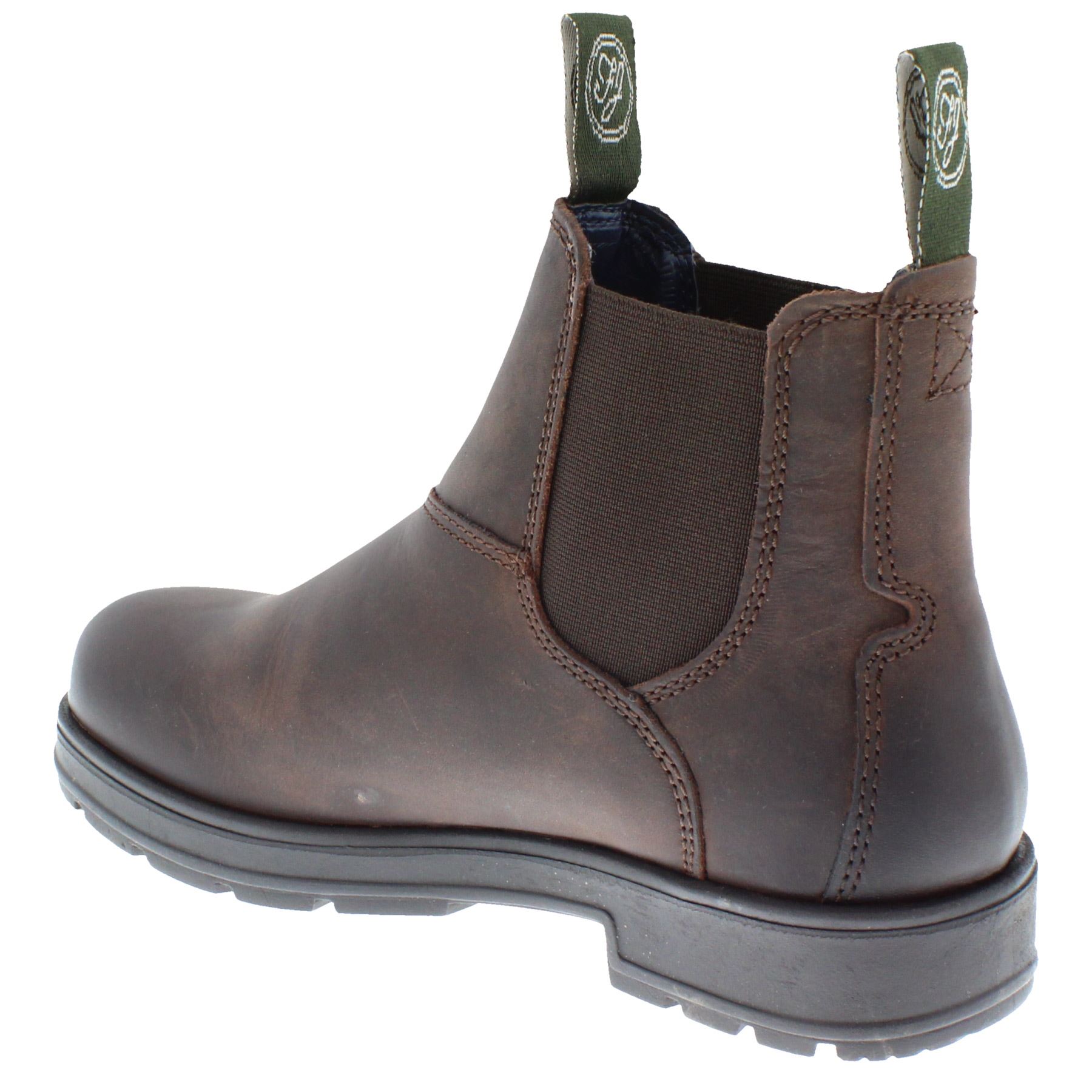 Frank James Women's Suffolk Brown Leather Chelsea Dealer Boots - Picture 6 of 17