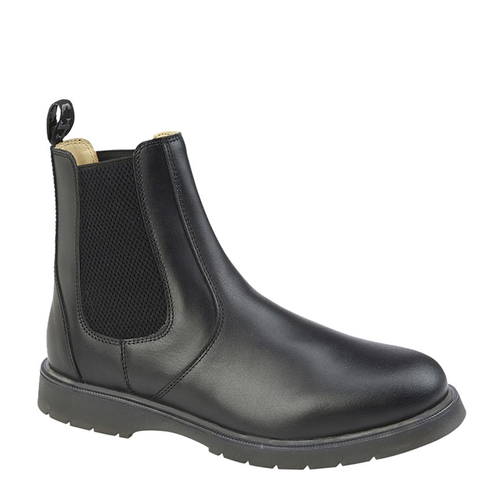 Botas Chelsea Grafters M 186 de cuero con refuerzo lateral elástico - Imagen 2 de 9