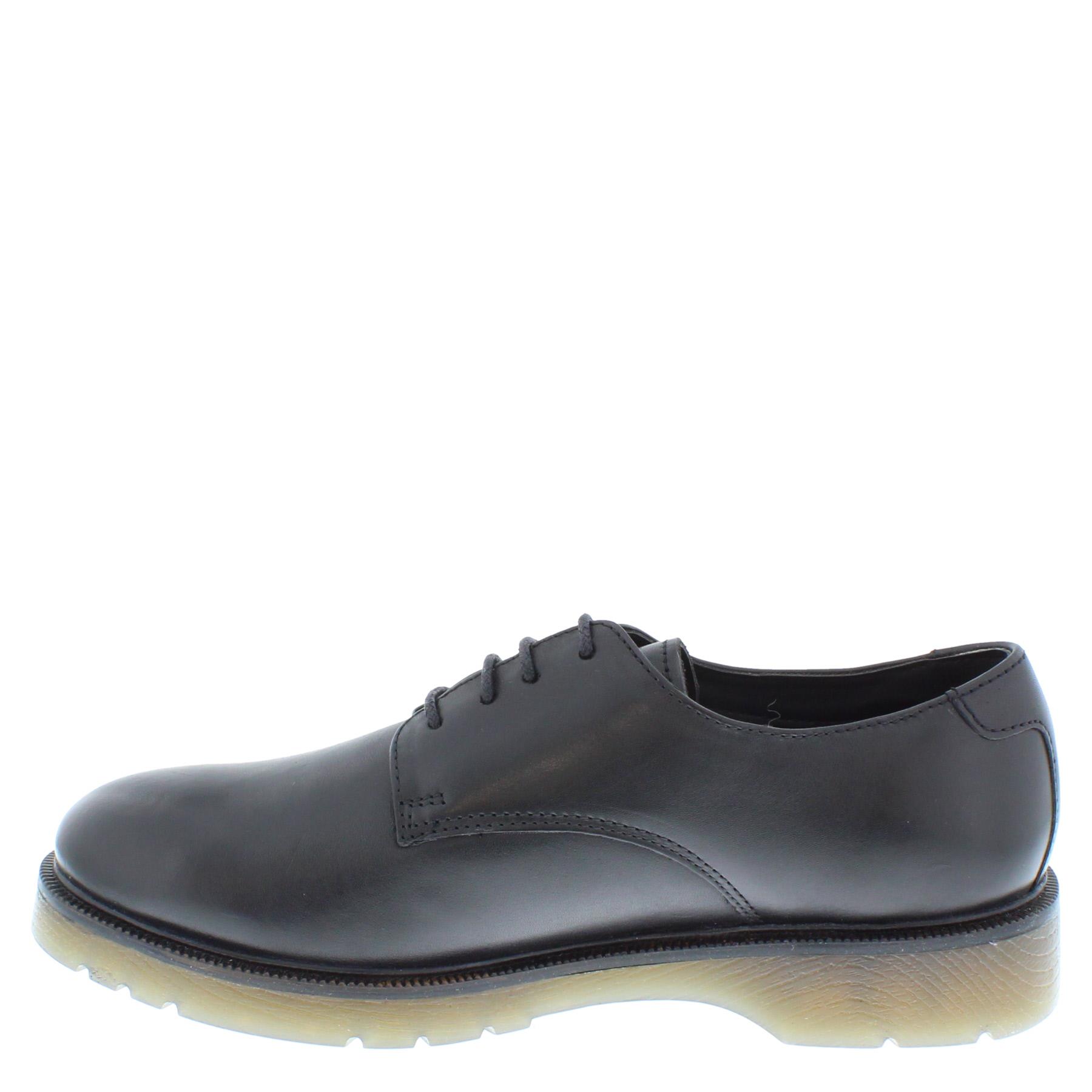 Mens Leather Oxford Black Brown Lace Up Frank James Brent Shoes Size 6-12 - Picture 5 of 17
