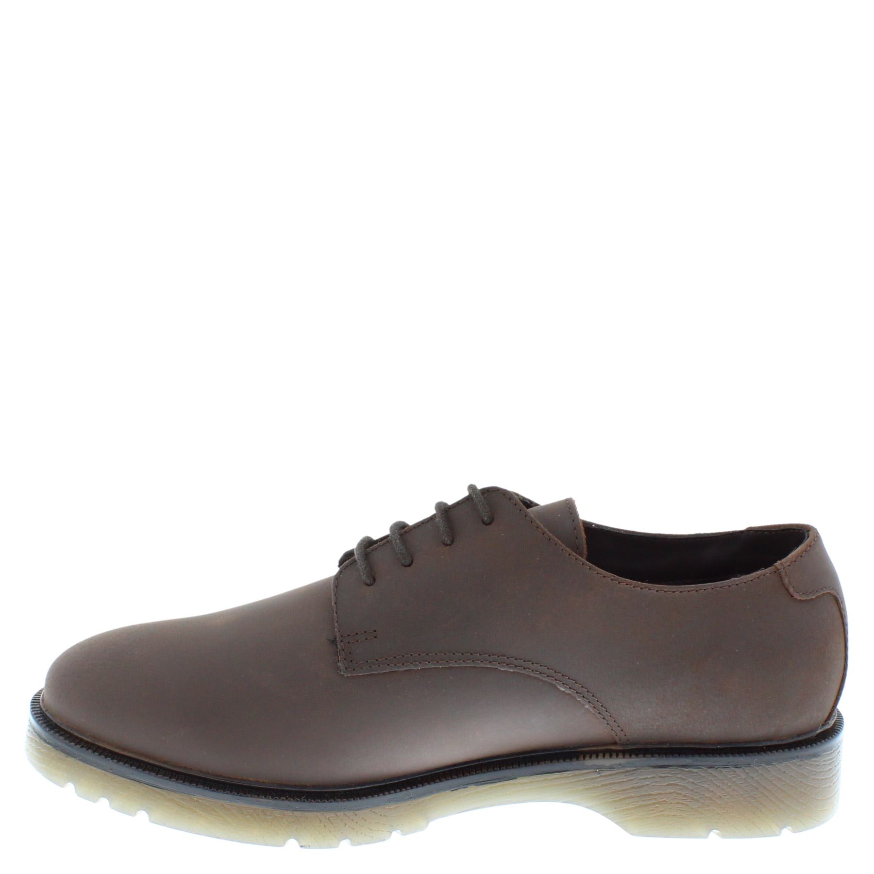 Mens Leather Oxford Black Brown Lace Up Frank James Brent Shoes Size 6-12 - Picture 13 of 17