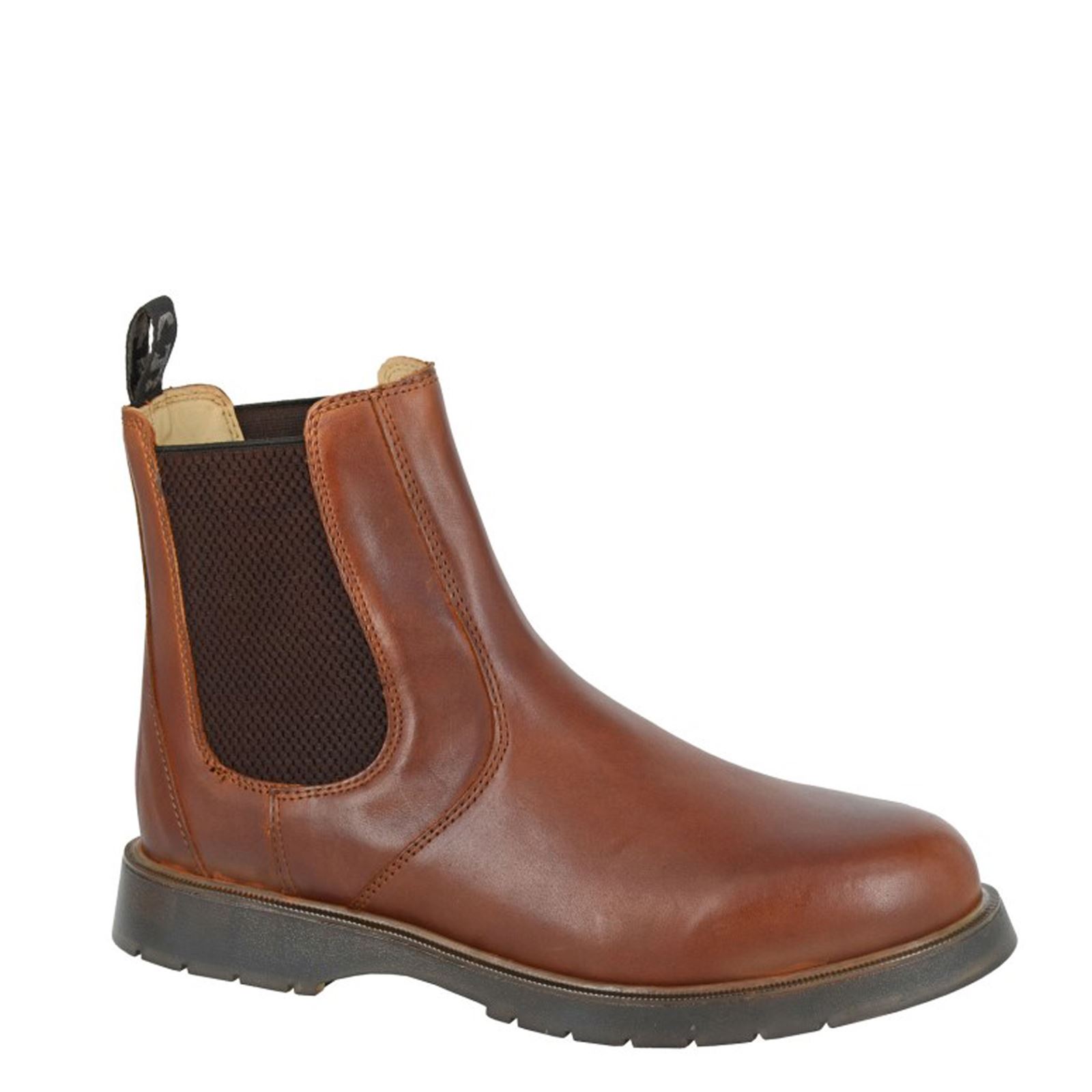 Botas Chelsea Grafters M 186 de cuero con refuerzo lateral elástico - Imagen 8 de 9