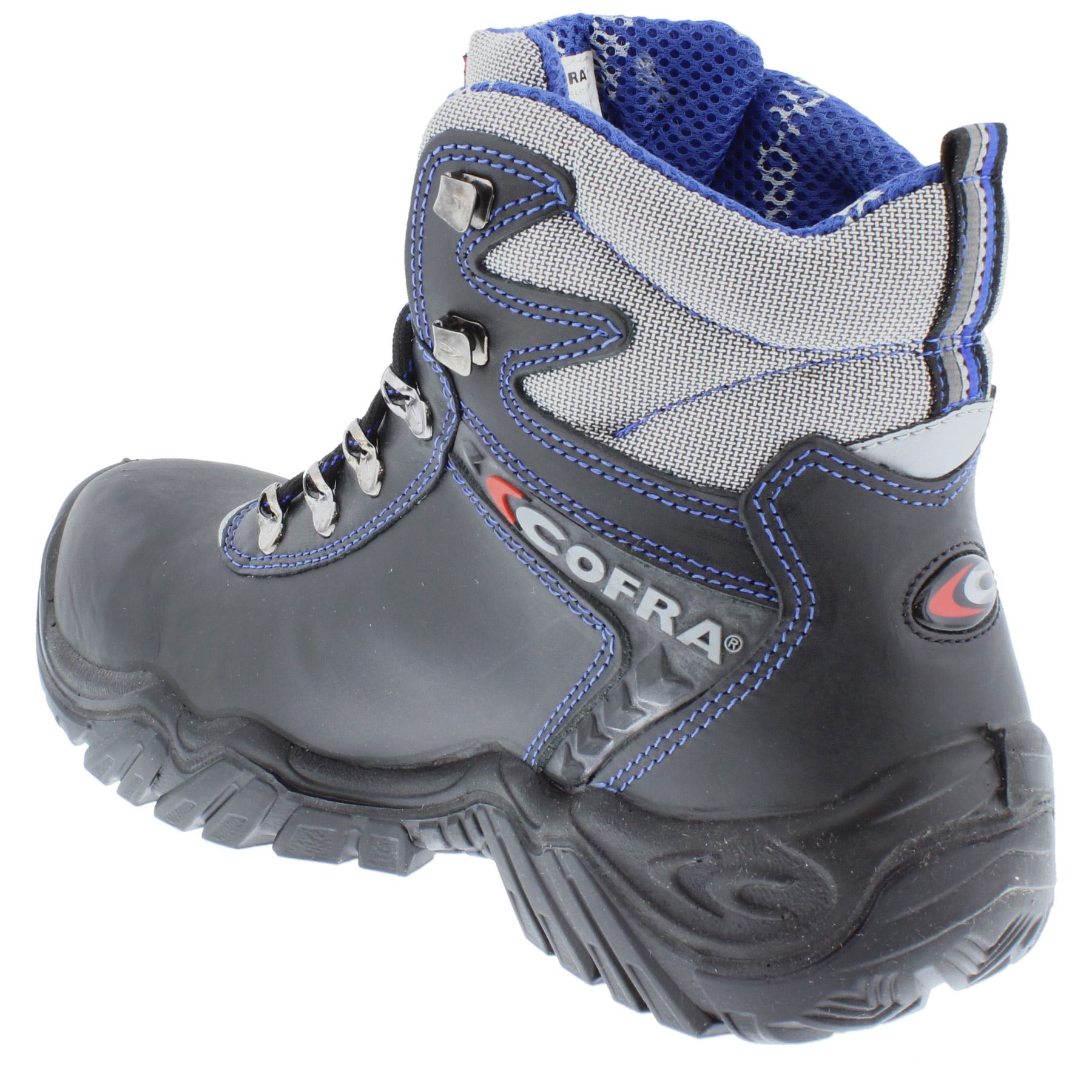 Cofra Magdenburg S3 WR HRO SRC Black Leather Water Repellent Hiker Safety Boots - Picture 6 of 9