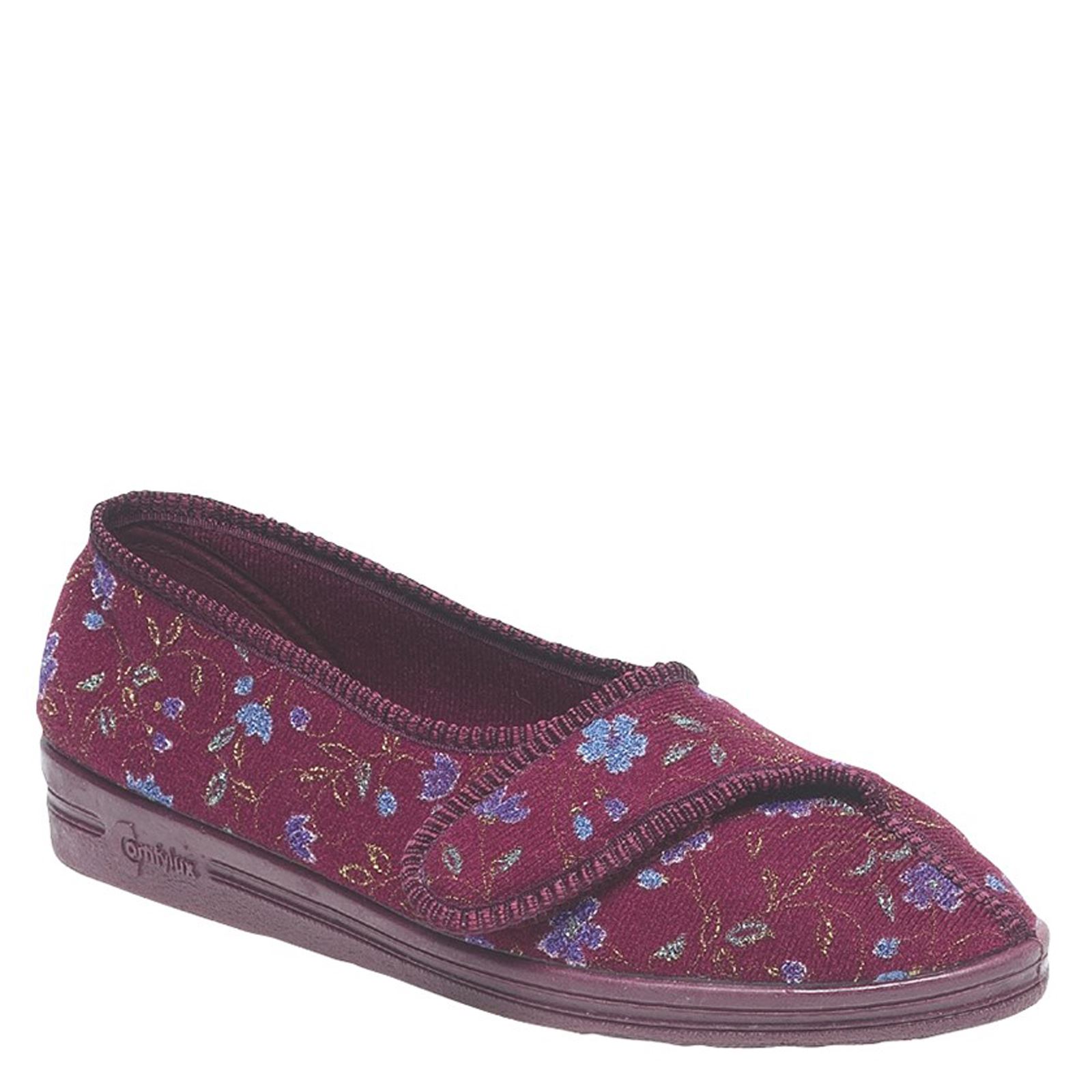 Comfylux Diana Ladies' Touch Fastening Slippers - Picture 5 of 5