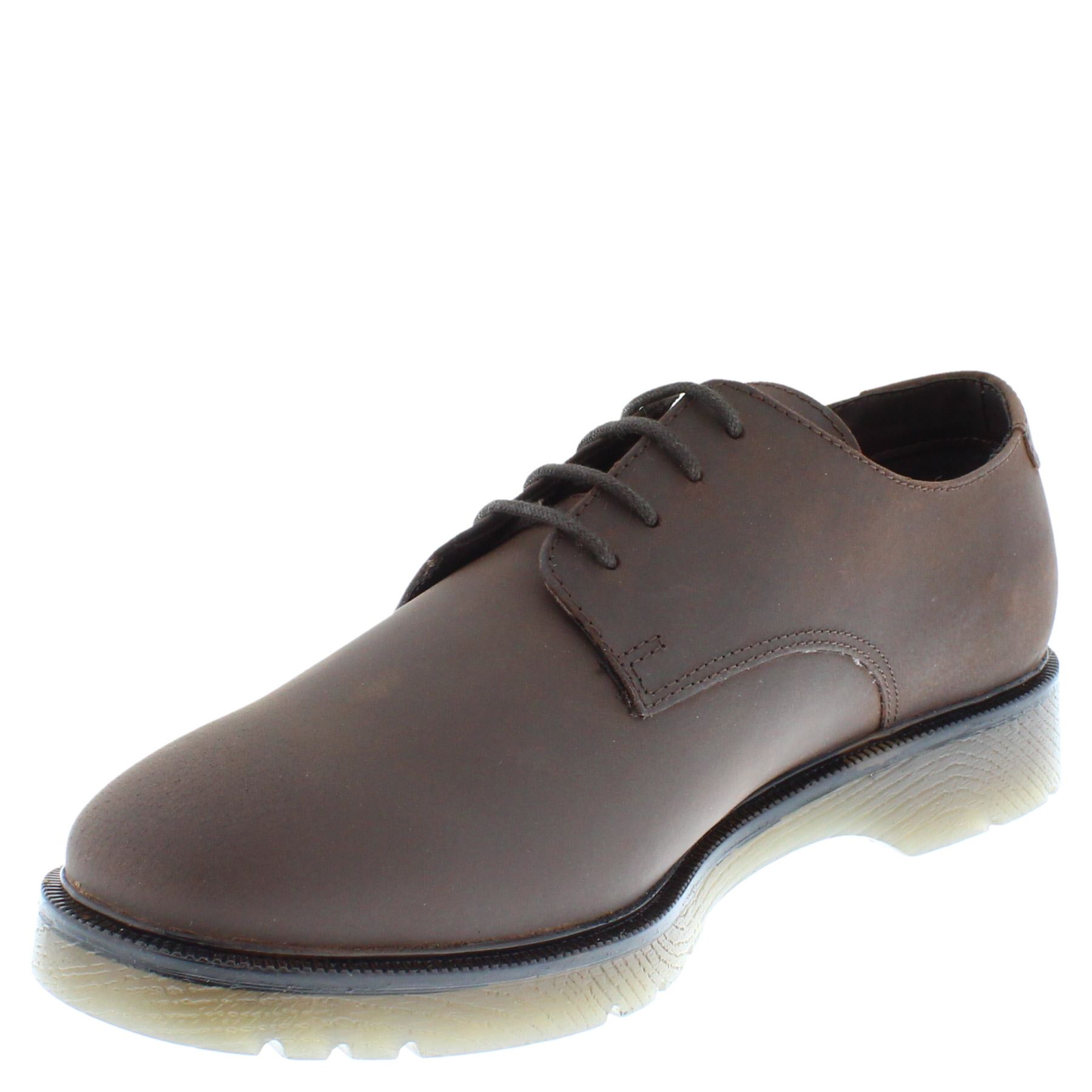 Mens Leather Oxford Black Brown Lace Up Frank James Brent Shoes Size 6-12 - Picture 12 of 17