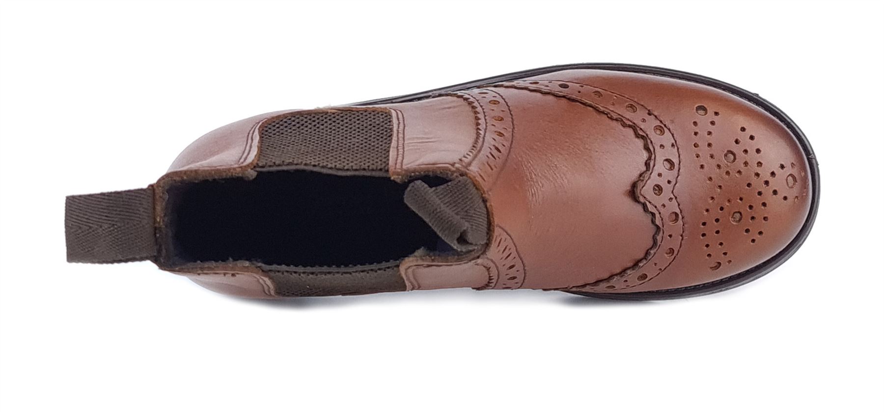 Frank James Wrexham Jungen Mädchen Brogue Chelsea Leder Jodphur Stiefeletten - Bild 10 von 23