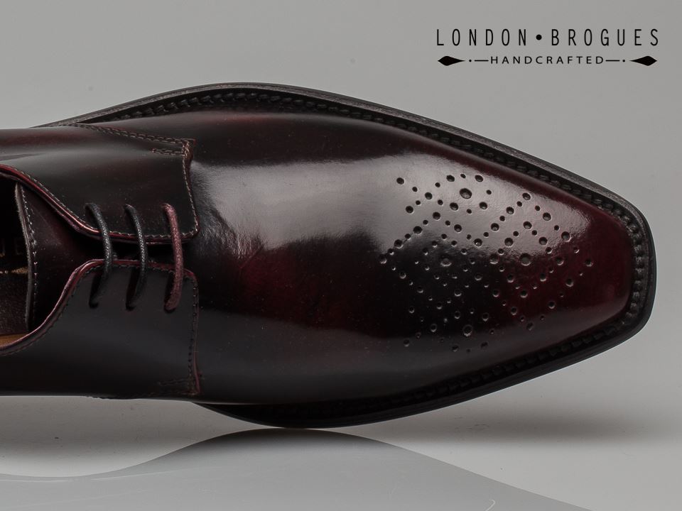 New London Brogues Brut Derby Mens Lace Up Brogue Shoes ALL SIZES AND COLOURS