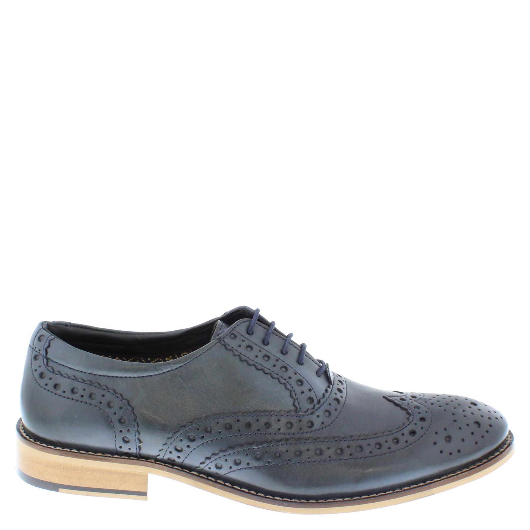 Herren Leder Schnürung Budapester Formell Brogues Schuhe Größe 7 8 9 10 11 12 - Bild 10 von 24