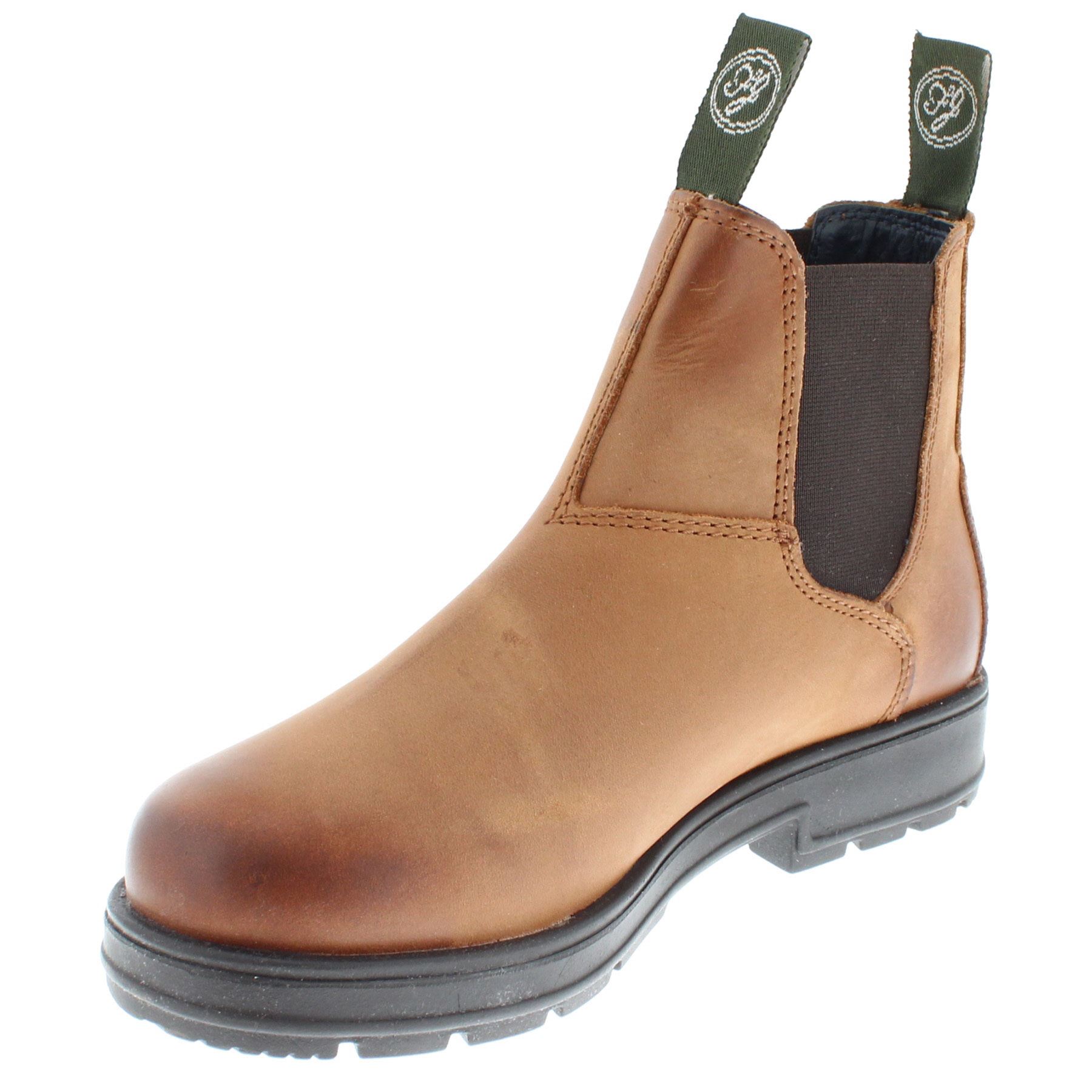 Frank James Women's Suffolk Brown Leather Chelsea Dealer Boots - Picture 12 of 17