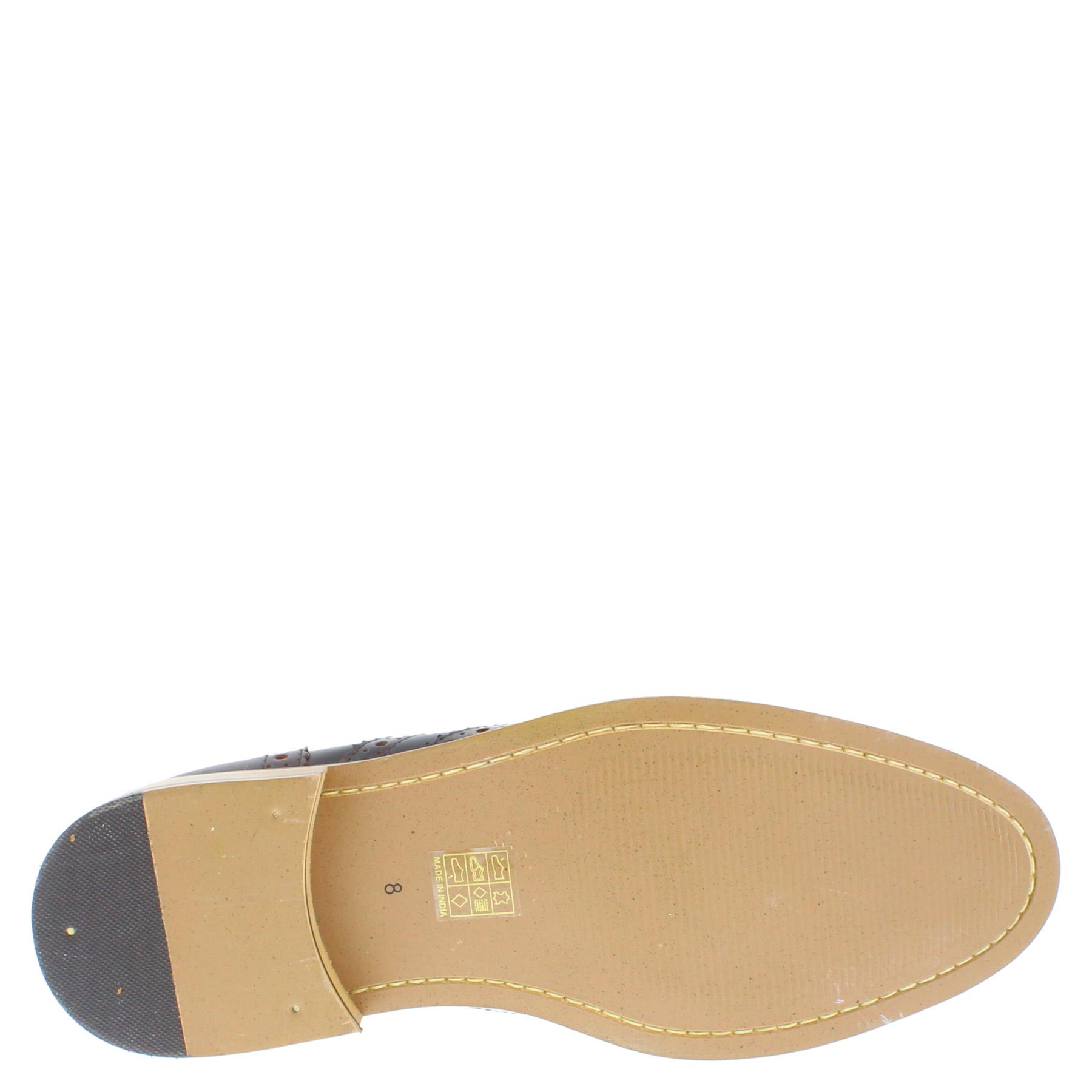 Herren Leder Schnürung Budapester Formell Brogues Schuhe Größe 7 8 9 10 11 12 - Bild 8 von 24