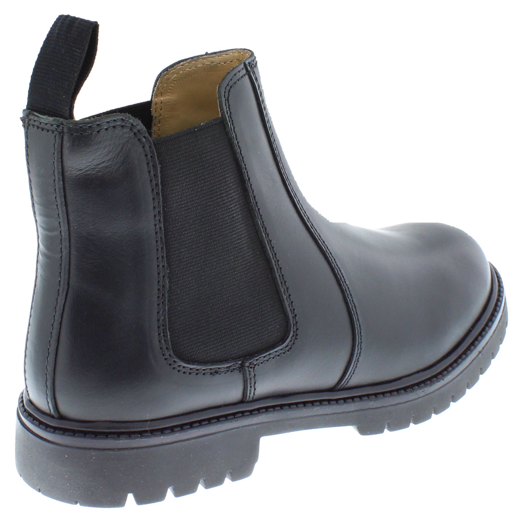Frank James Rutland Jungen Mädchen Chelsea Leder Händler Stiefel Kleinkind Junior - Bild 7 von 25
