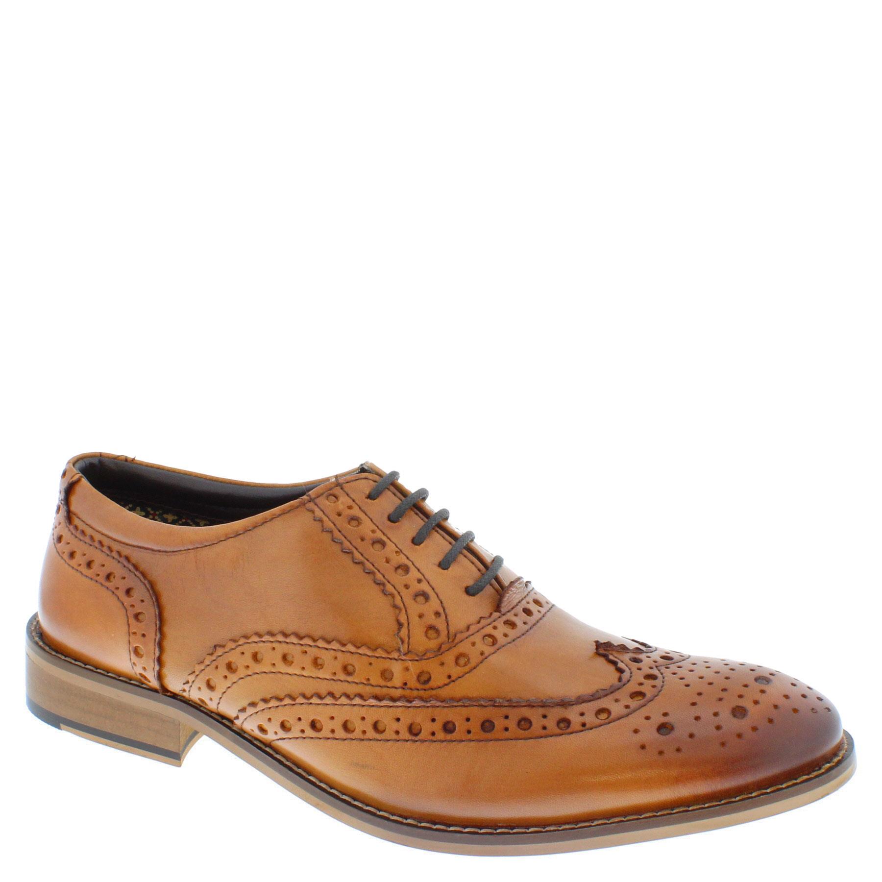 Herren Leder Schnürung Budapester Formell Brogues Schuhe Größe 7 8 9 10 11 12 - Bild 17 von 24