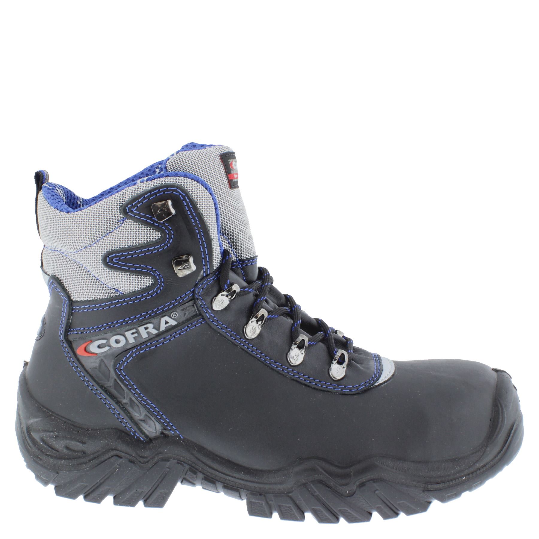 Cofra Magdenburg S3 WR HRO SRC Black Leather Water Repellent Hiker Safety Boots - Picture 3 of 9