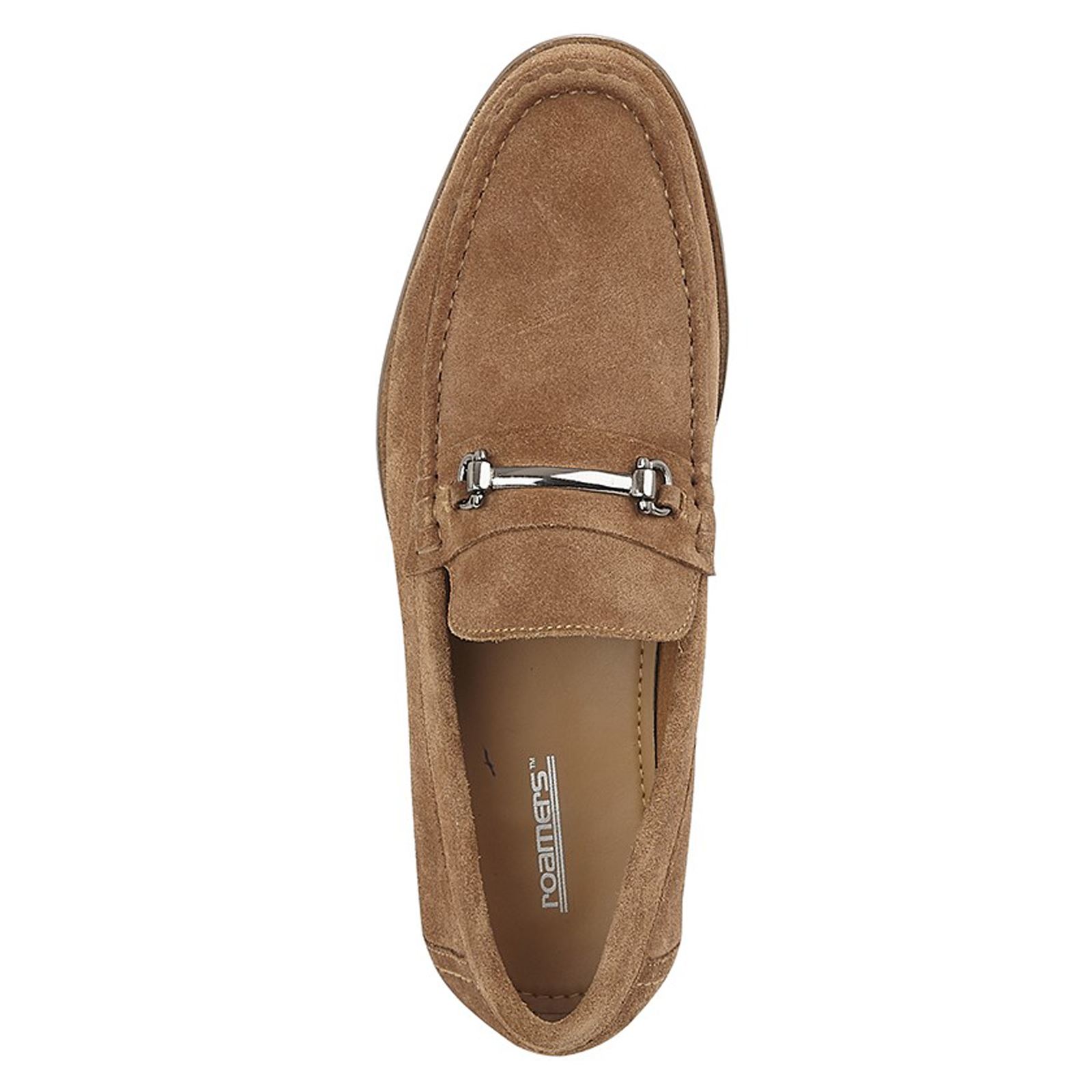 Roamers M 595 Men's Slip On Suede Horsebit Penny Loafer Shoes - Picture 7 of 7
