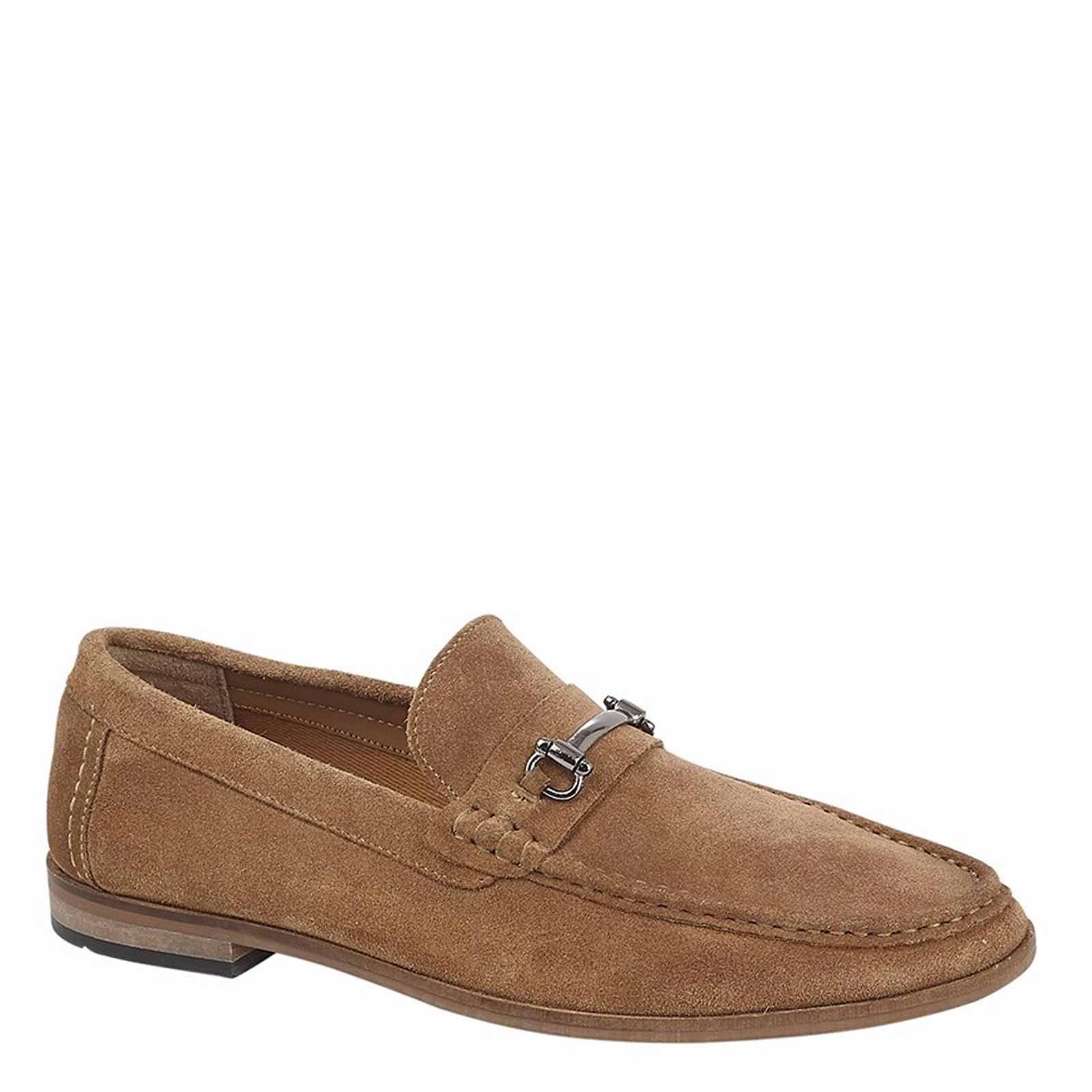 Roamers M 595 Men's Slip On Suede Horsebit Penny Loafer Shoes - Picture 6 of 7