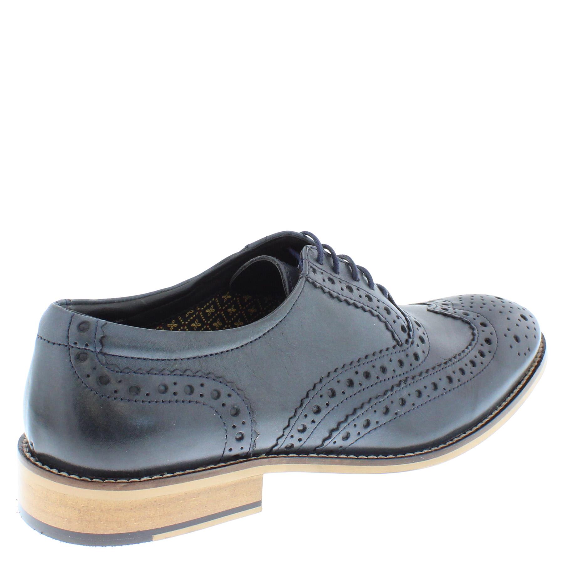 Herren Leder Schnürung Budapester Formell Brogues Schuhe Größe 7 8 9 10 11 12 - Bild 14 von 24