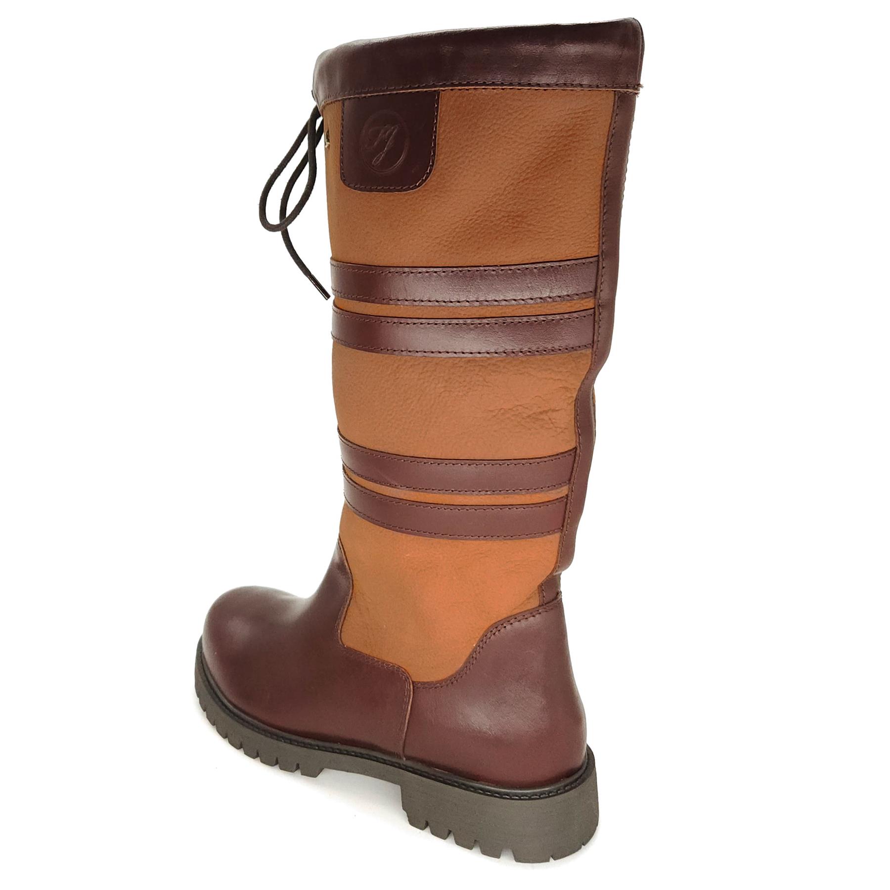 Equestrian Country Field Boots Leather Walking Waterproof Long Boots Mens Ladies - Picture 10 of 13