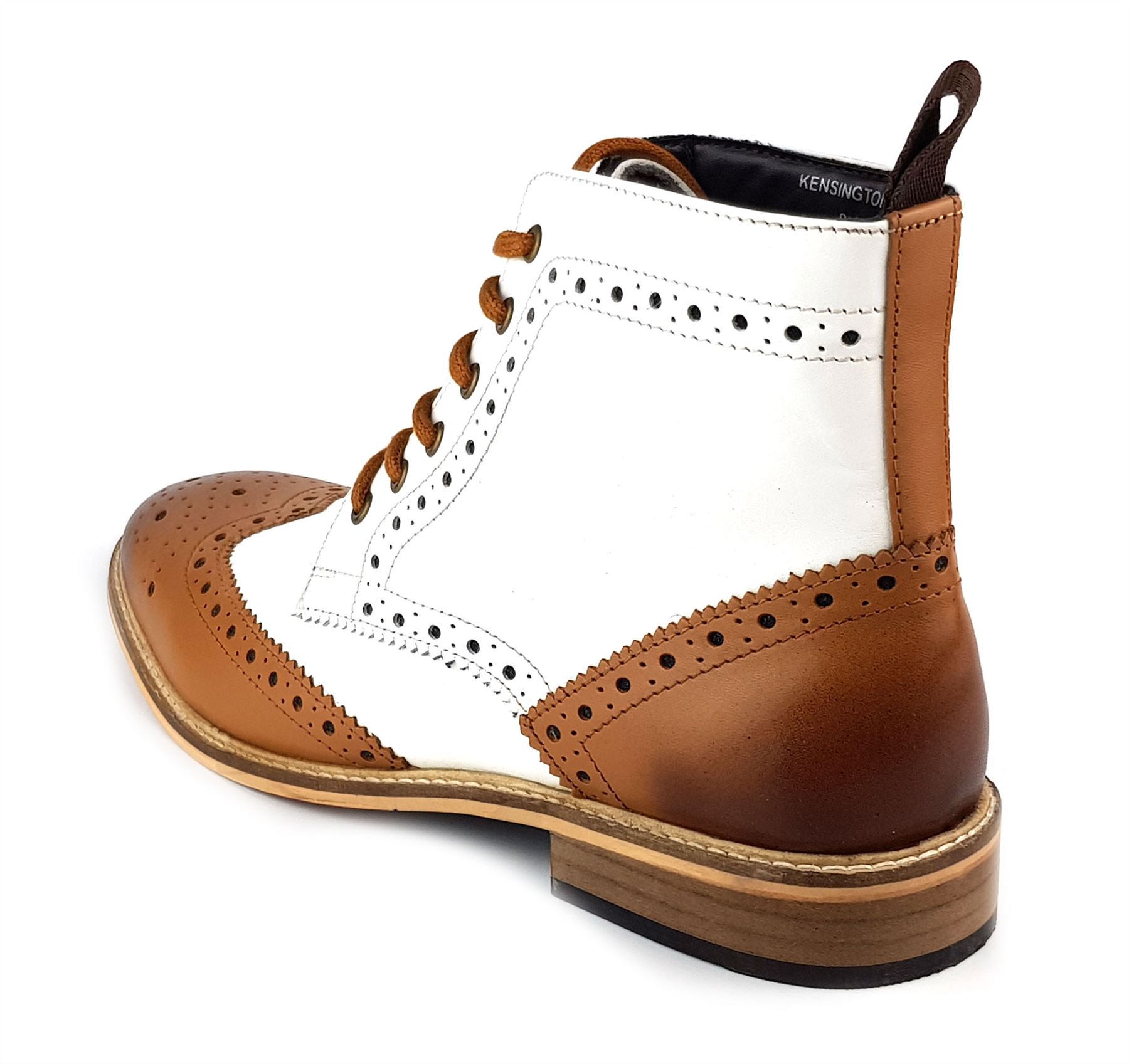 Frank James Kensington homme Richelieu à résine en Cuir à Lacets Bottes Tan