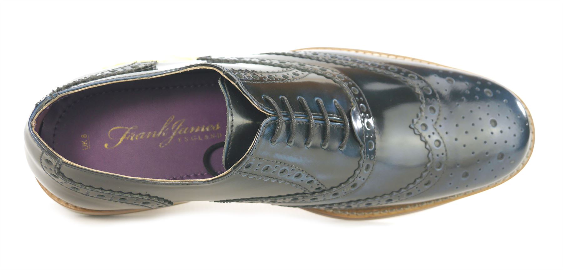 Frank James Newman Mens Leather Lace 