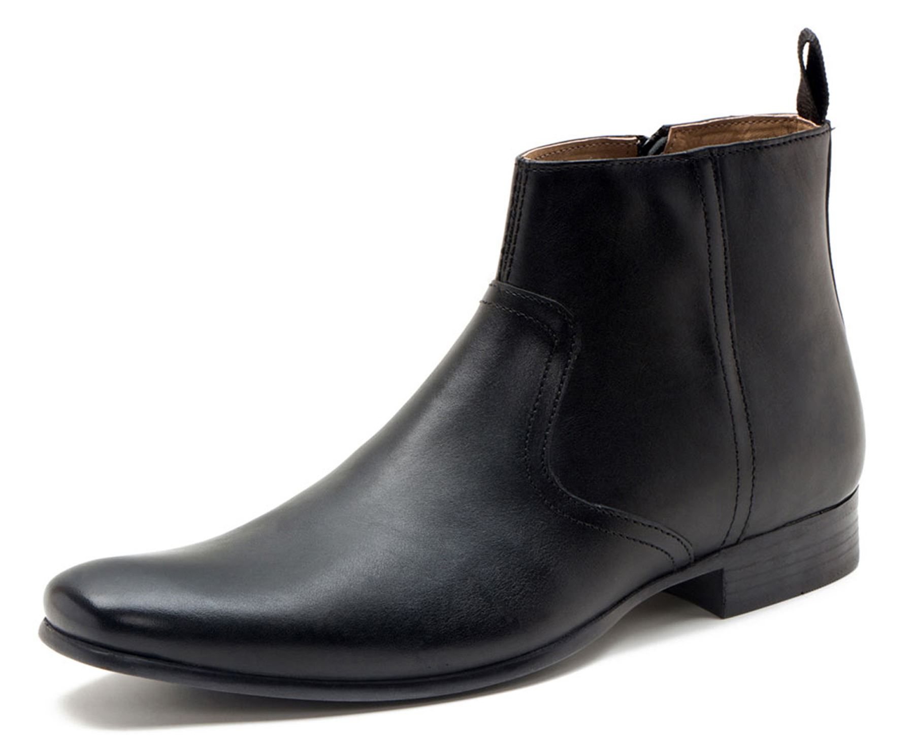 Red Tape Belmont Mens Smart Casual Leather Zip Mens Ankle Chelsea Boots