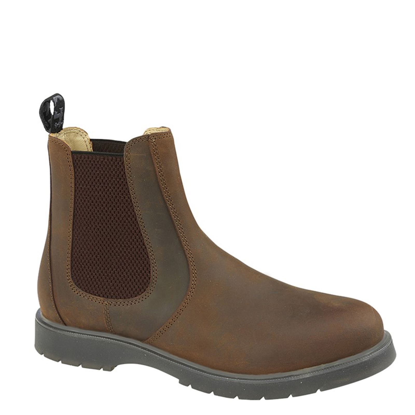Botas Chelsea Grafters M 186 de cuero con refuerzo lateral elástico - Imagen 4 de 9